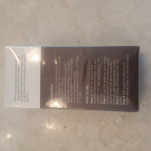 Never opened Tiktok Viral eyebrow stamp powder dark brown - Picture 8 of 8